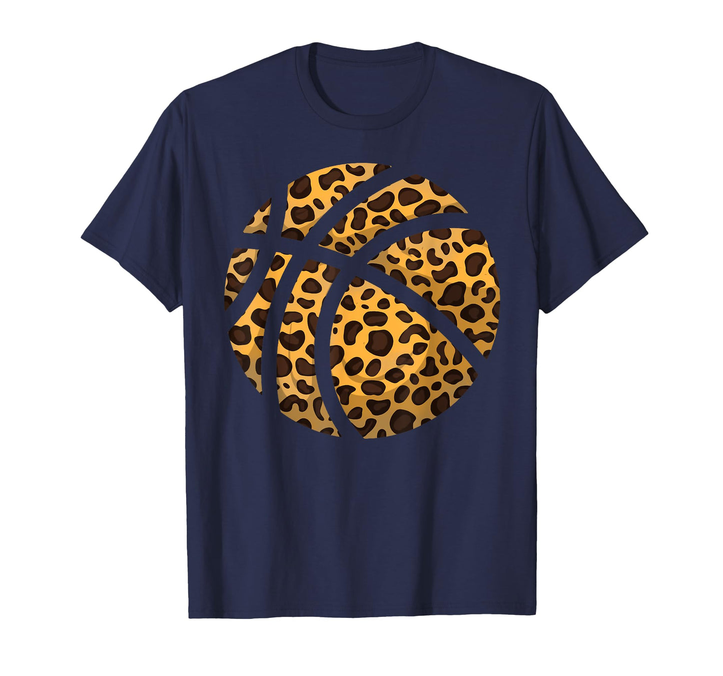 Funny Leopard Print Basketball Gift | Cool Best Team Lovers T-Shirt