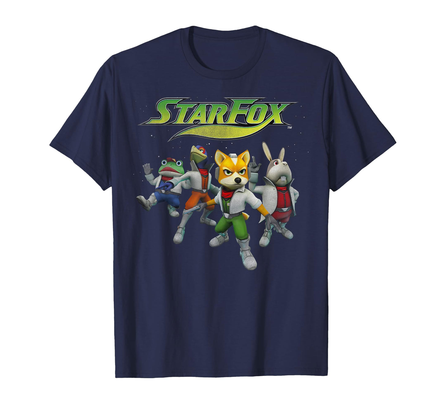 Nintendo Star Fox Retro Group Shot T-Shirt