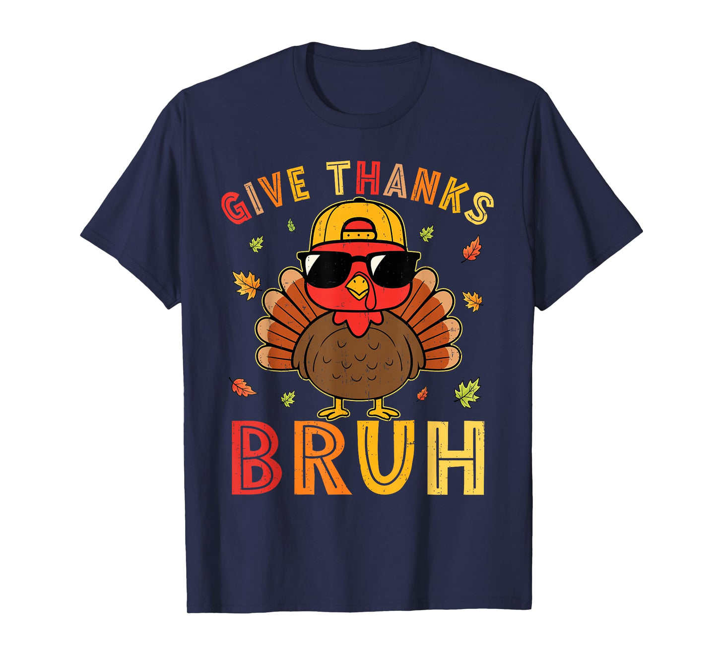Thanksgiving Shirts for Kids Boys Funny Turkey with Sunglass T-Shirt