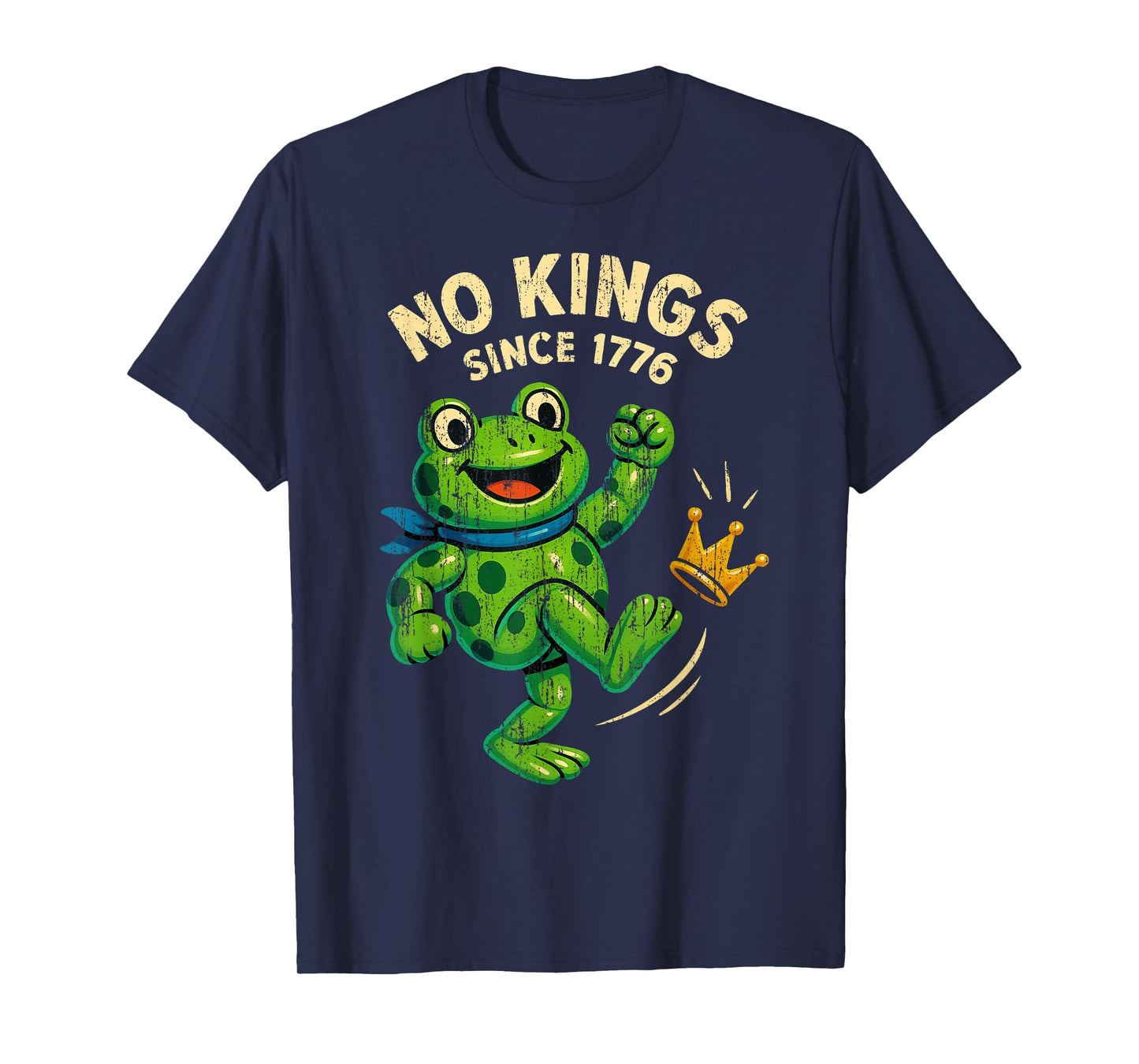 NO Kings Since 1776 Frog Kicks Portland T-Shirt