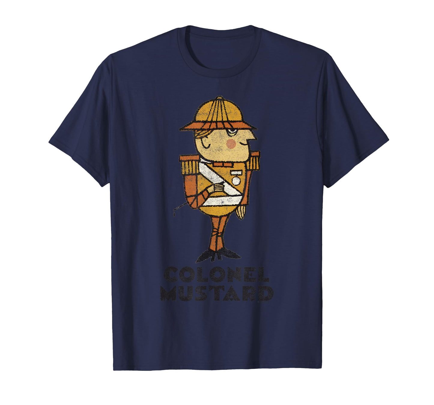 Clue Colonel Mustard Retro Poster T-Shirt