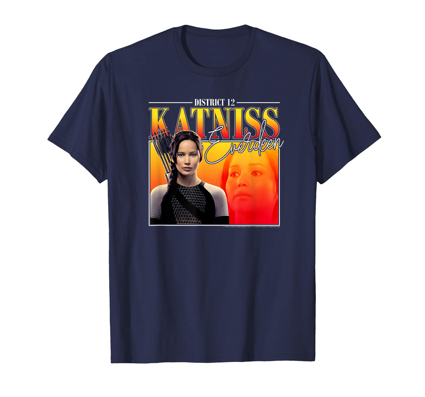 The Hunger Games District 12 Katniss 90's Style Movie T-Shirt