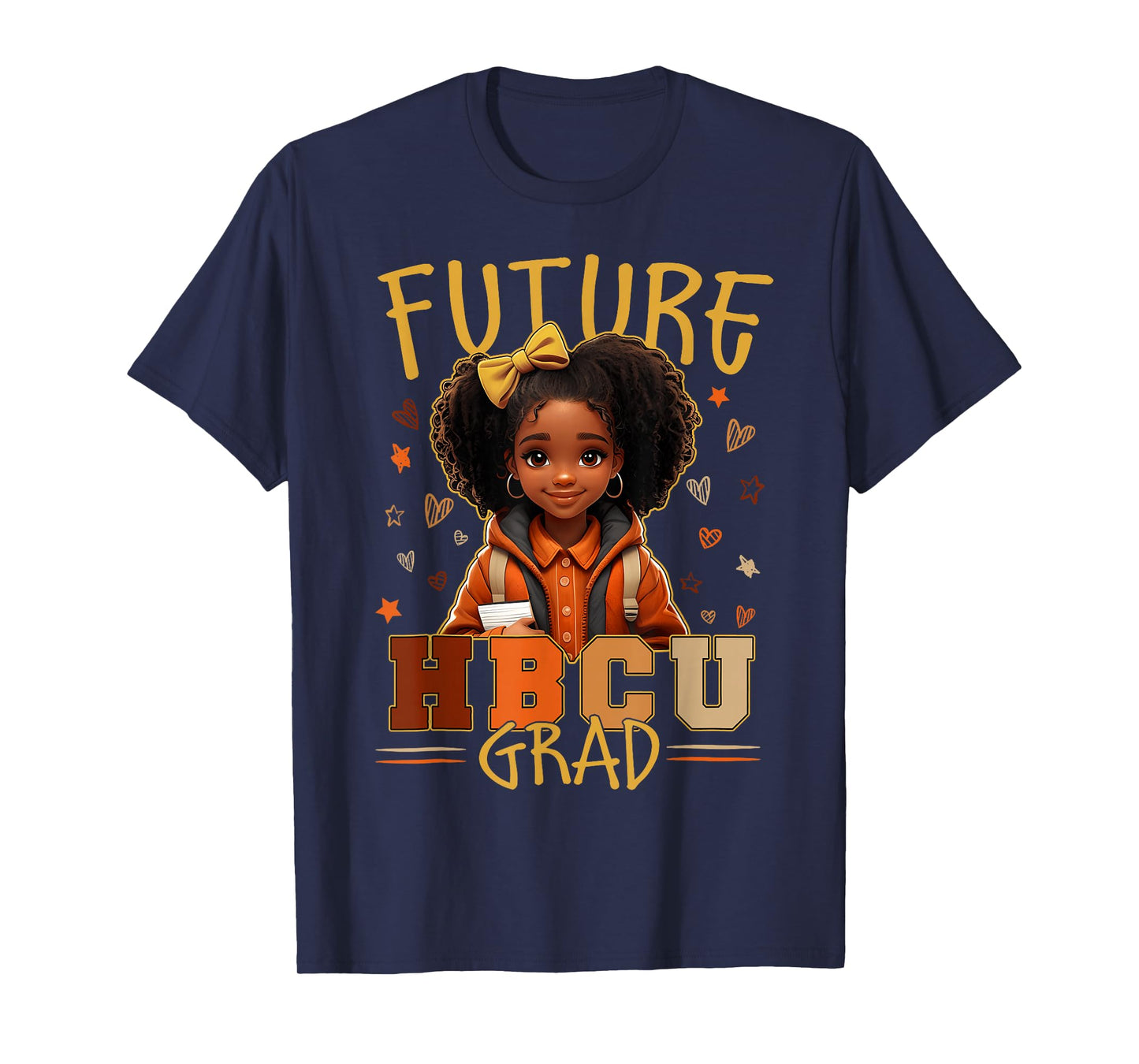 Black Girl Future HBCU Graduate Afro College Graduation Kids T-Shirt