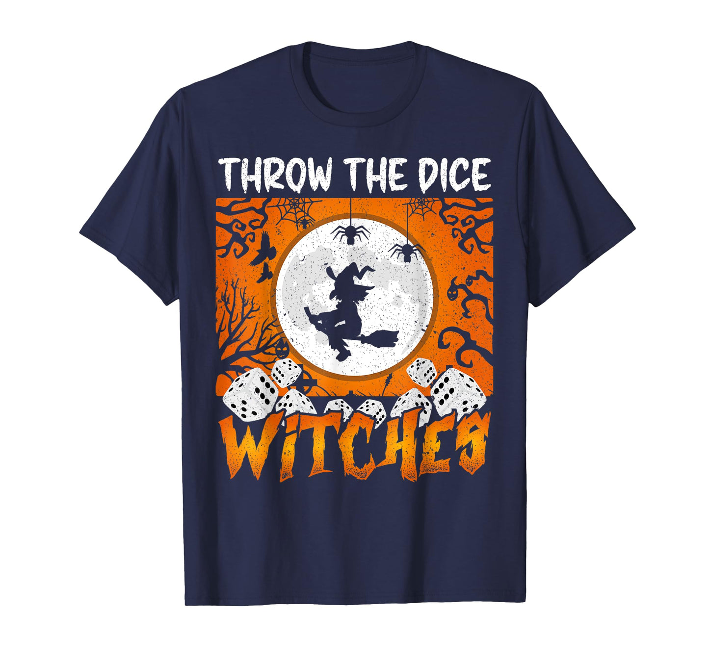 Throw The Dice Witches Halloween Bunco Party Player Costume T-Shirt