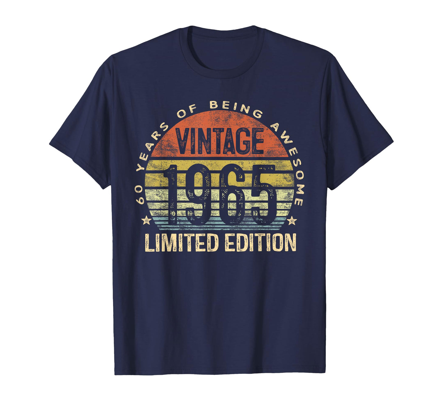 Vintage 1965 Limited Edition 60-Year-Old Gifts 60th Birthday T-Shirt