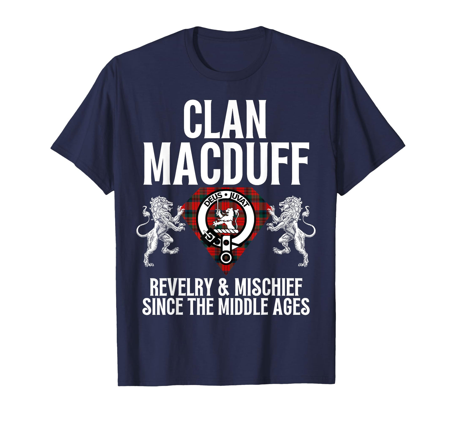 MacDuff Clan Scottish Name Coat Of Arms Tartan Family Party T-Shirt
