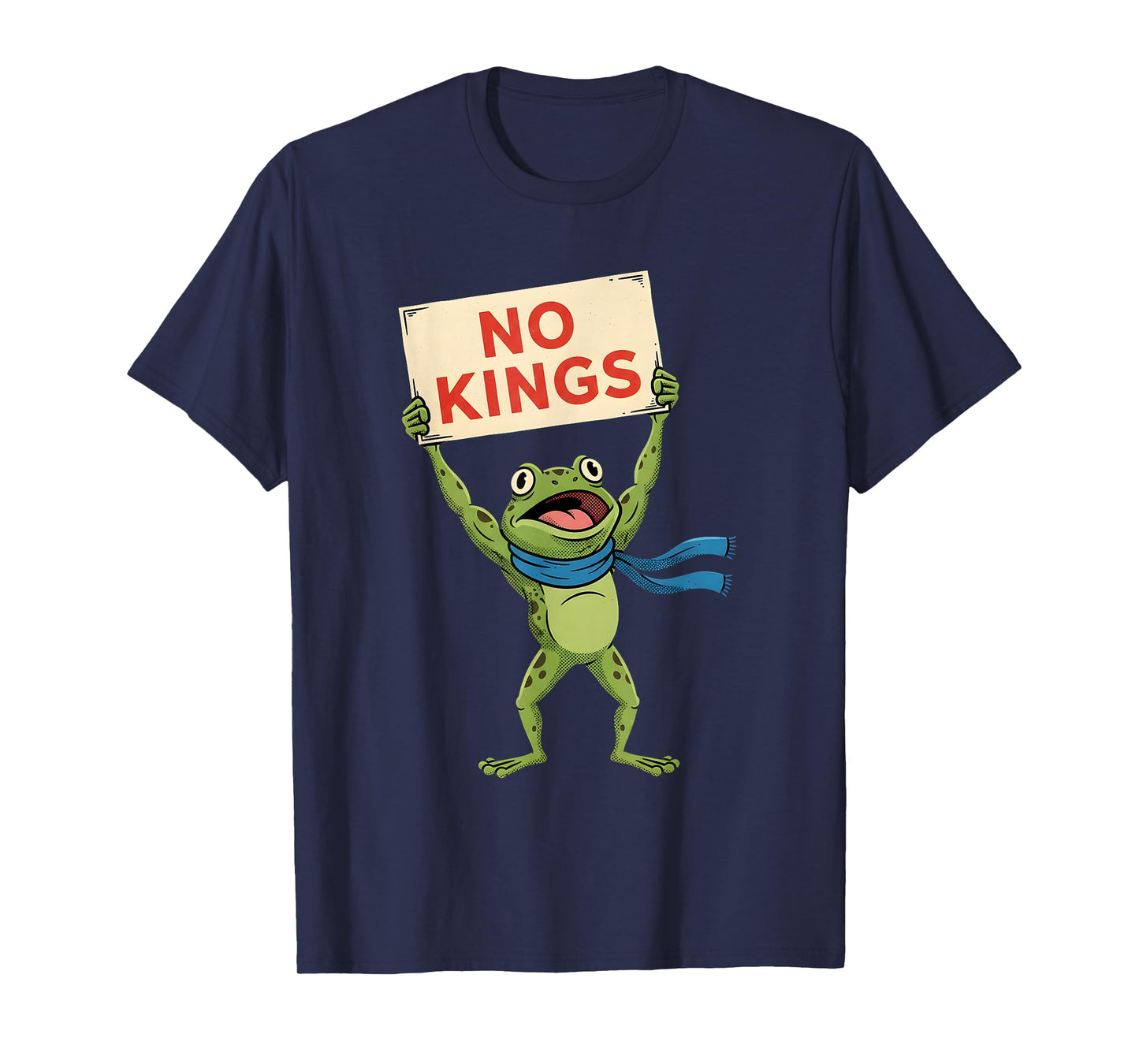 Frog Protest No Kings in America Democracy Patriotic Frog T-Shirt