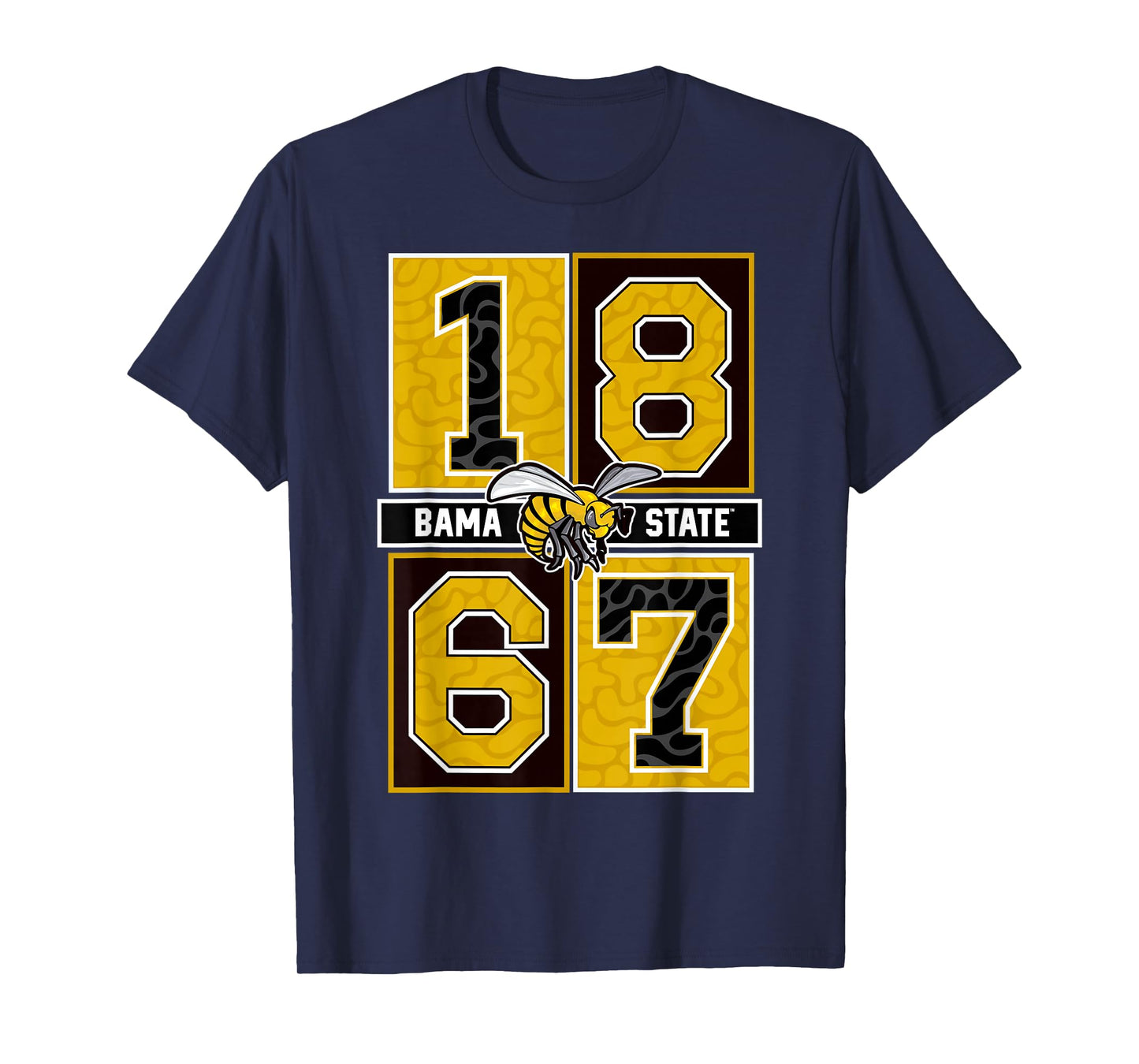 Alabama State University - Concrete Date - HBCU Hornet Tee T-Shirt
