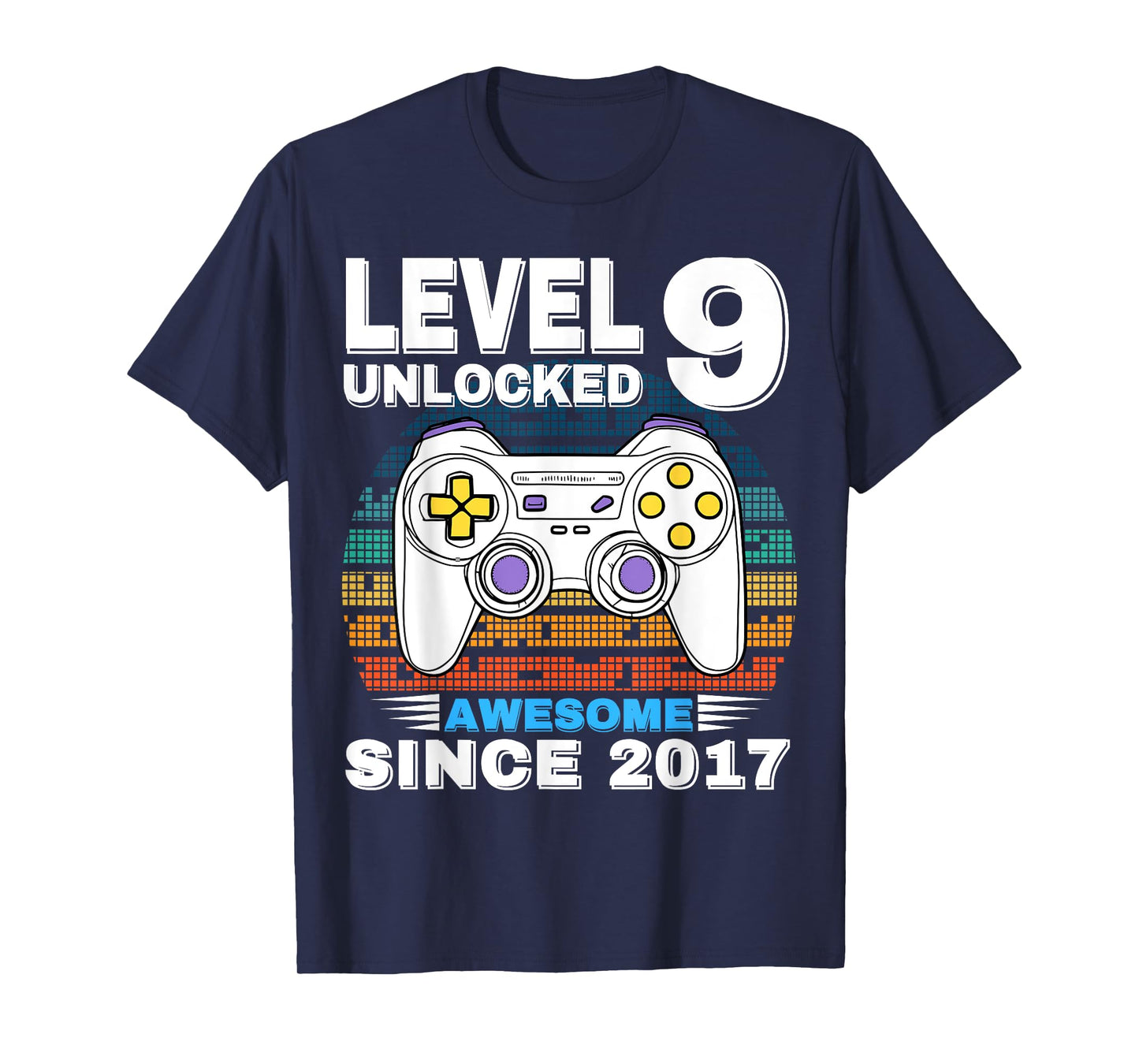 9 Year Old Bday Decorations Son Boy 9yr 2017 9th Birthday T-Shirt