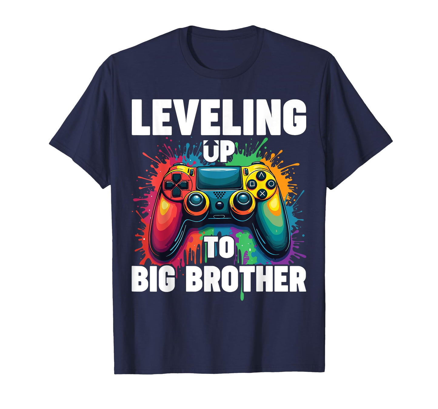 Promoted To Big Brother Gamer Leveling Up To Big Brother T-Shirt