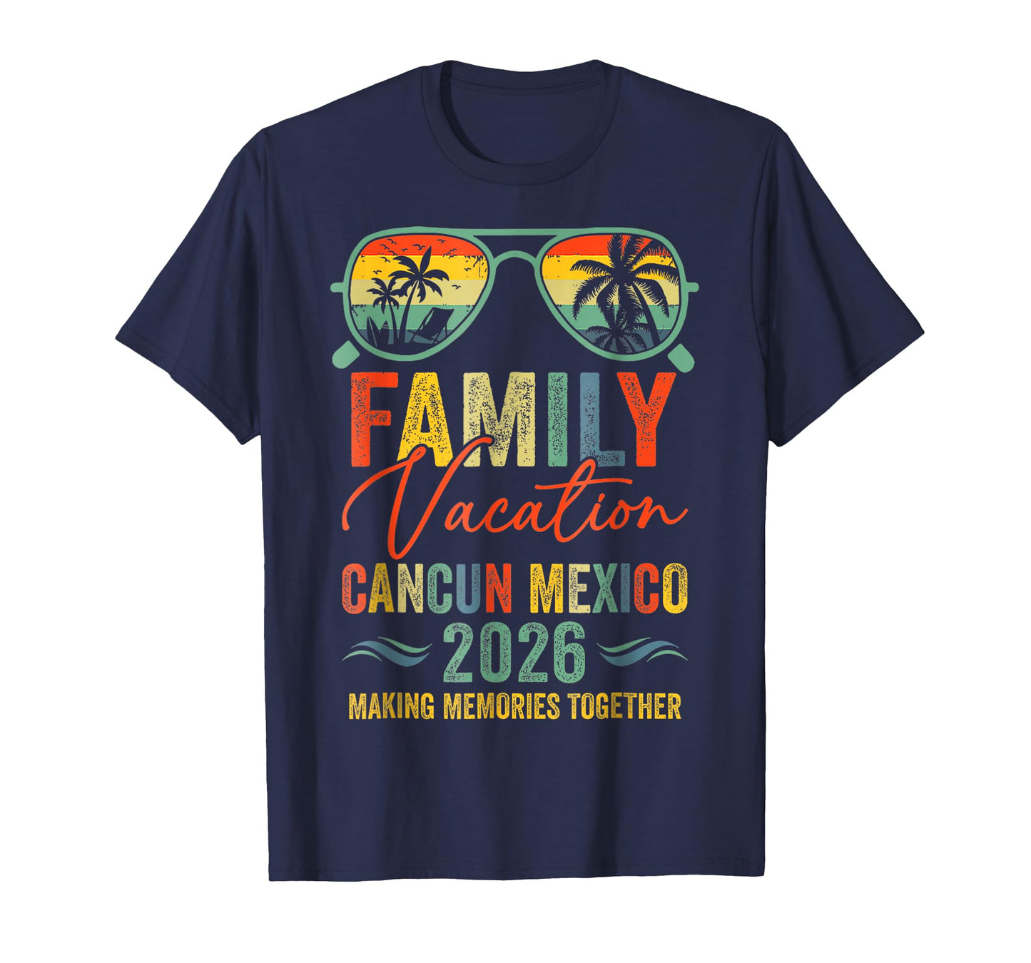 Cancun Mexico Vacation 2026 Matching Family Group Summer T-Shirt