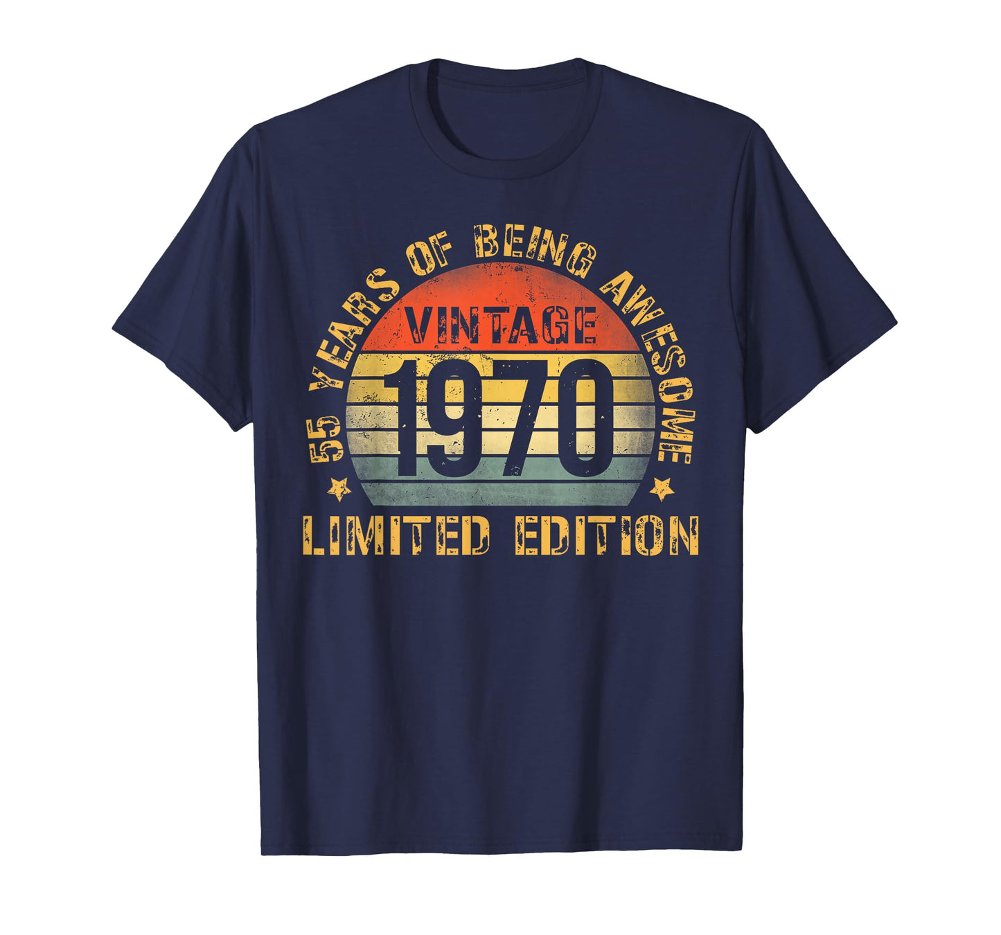 55 Year Birthday Decorations Men Gag 55yr 1970 55th Birthday T-Shirt