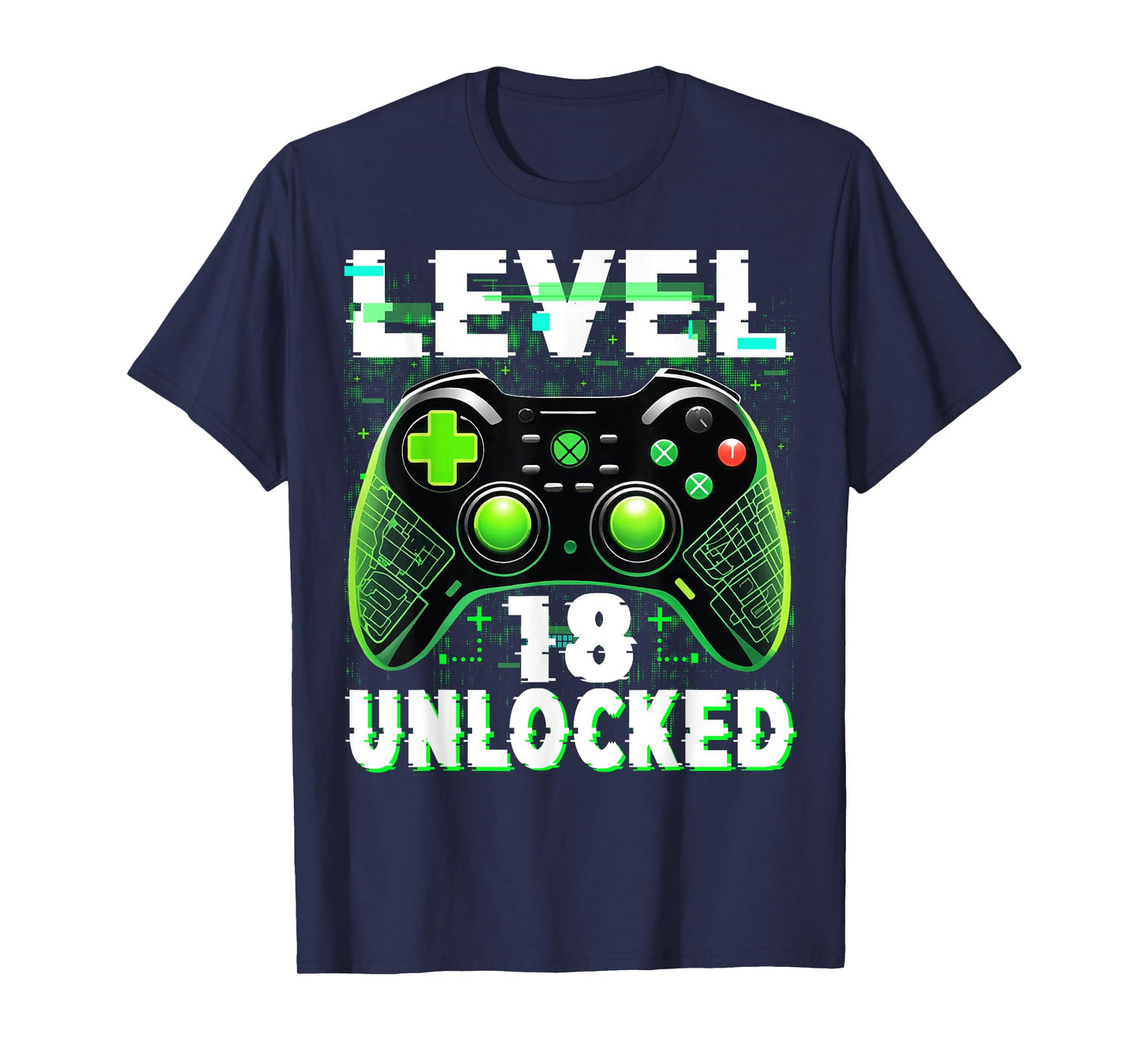 Level 18 Unlocked Shirt Funny Video Gamer Geek 18th Birthday T-Shirt