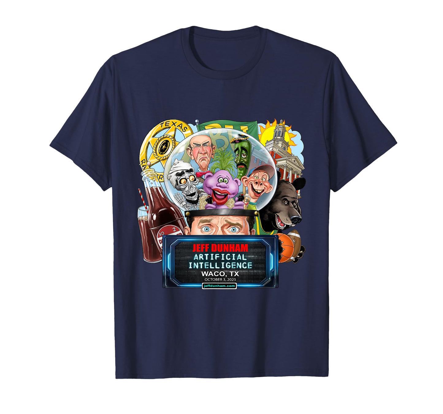 Jeff Dunham Waco, TX (2025) T-Shirt