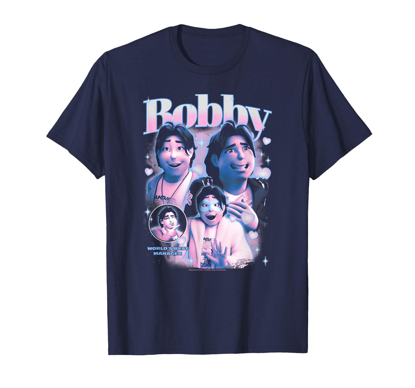Kpop Demon Hunters Halloween Bobby Showcase Y2K Style Poster T-Shirt