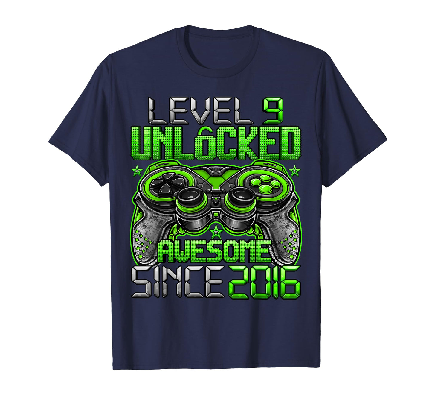 Level 9 Unlocked 9 Year Old Gifts For Boys 9th Birthday Boy T-Shirt