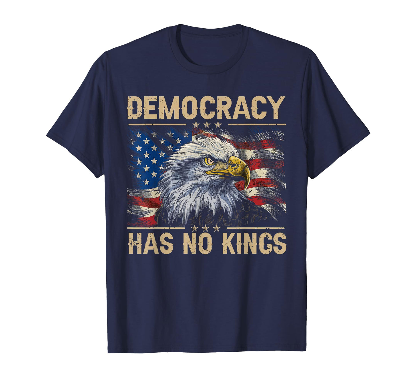 Retro No Kings In America Shirt T-Shirt