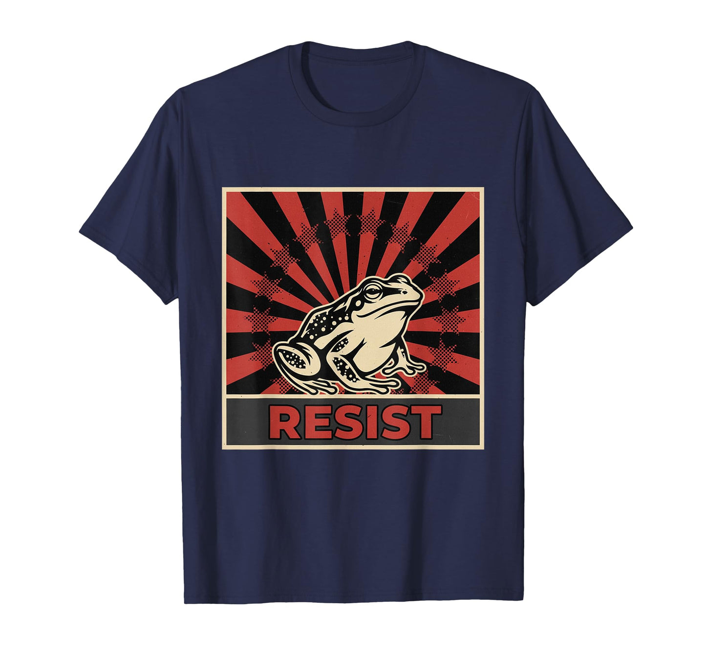 Portland Resist Frog Poster Protest No Kings Day T-Shirt