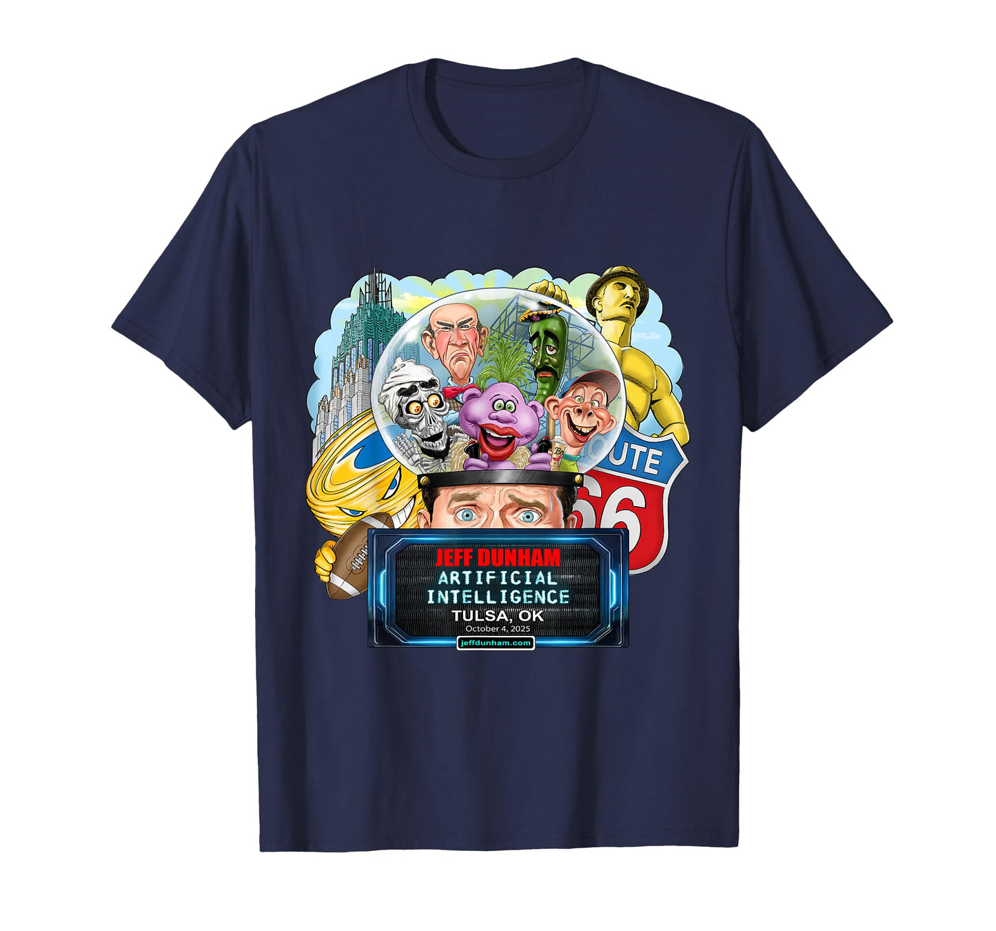 Jeff Dunham Tulsa, OK (2025) T-Shirt