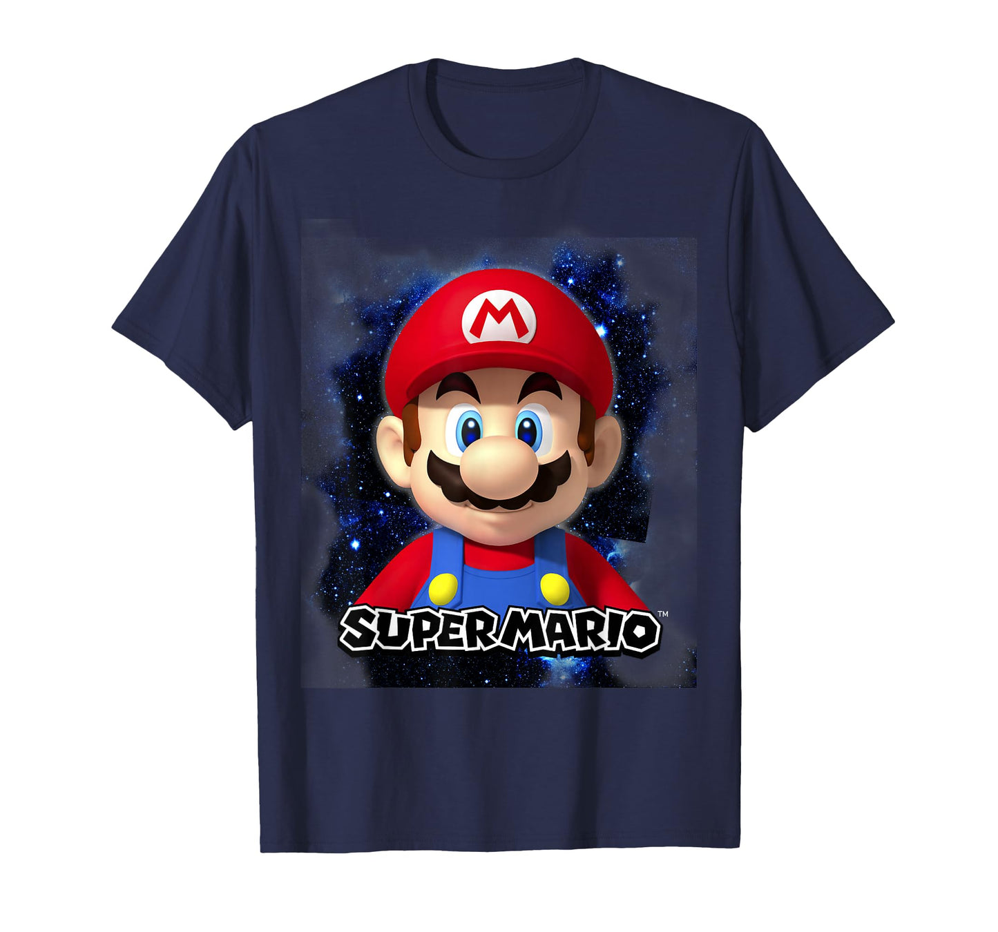 Super Mario Big Galaxy Nintendo Icon Mario Poster T-Shirt