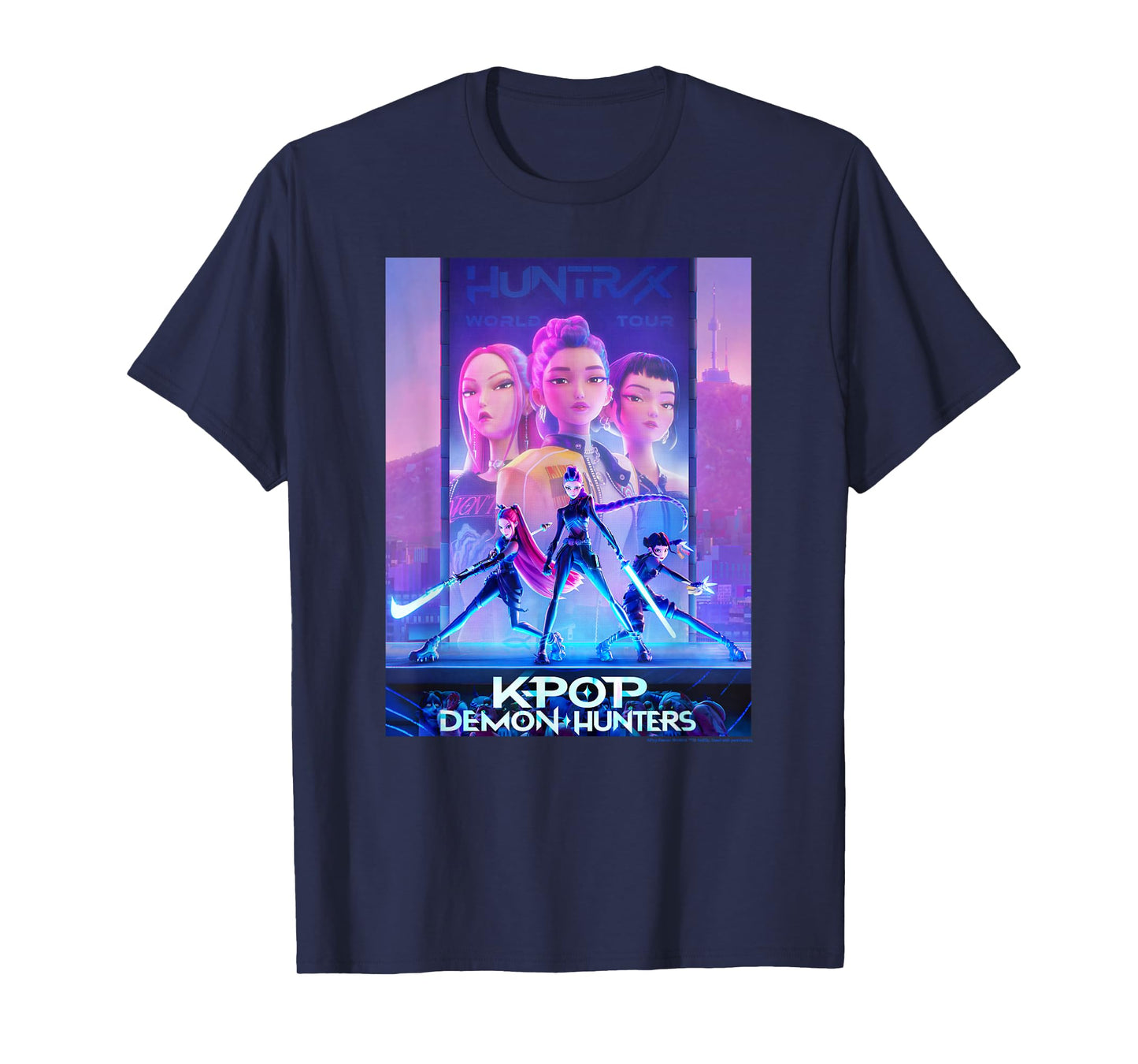 Kpop Demon Hunters Halloween Movie Poster T-Shirt