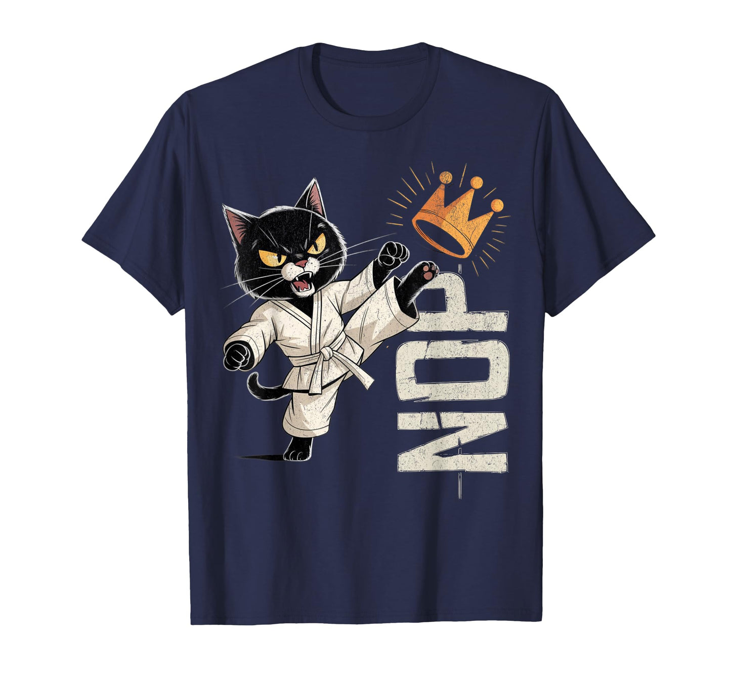 No Kings In America Funny Cat USA Protest Save Democracy T-Shirt