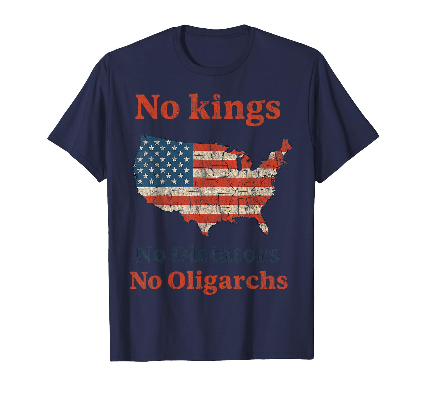 No Kings No Dictators No Oligarchs Anti Oligarchy Resist T-Shirt