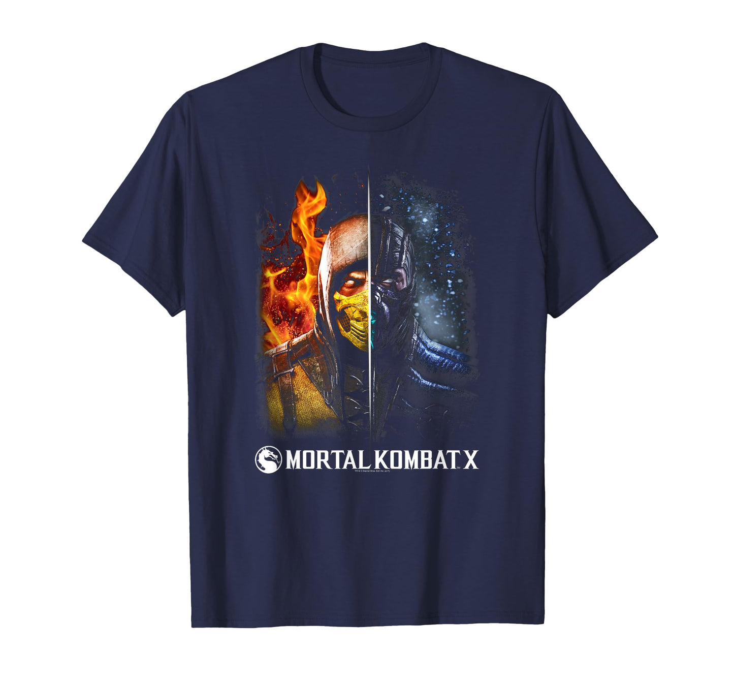 Mortal Kombat X Fire and Ice T-Shirt