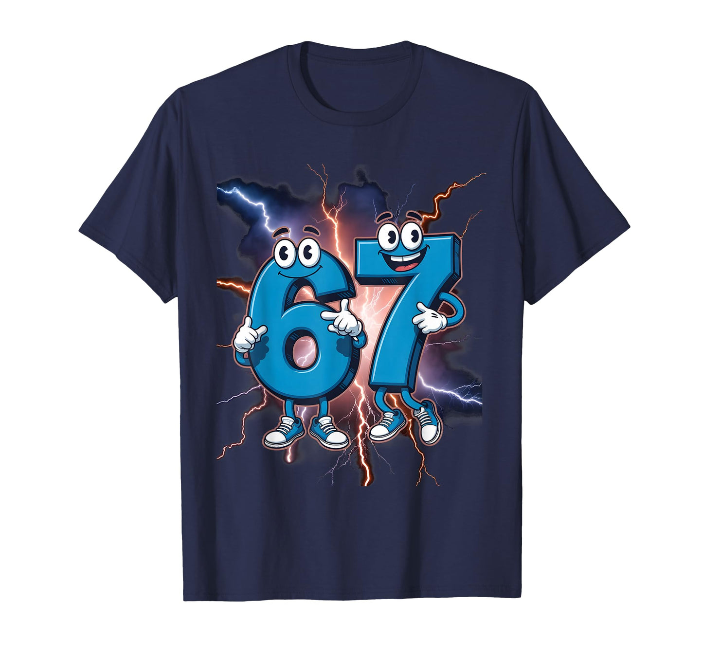 67 Brainrot Italian Meme Funny 67 Kids Costume Six Seven 6-7 T-Shirt