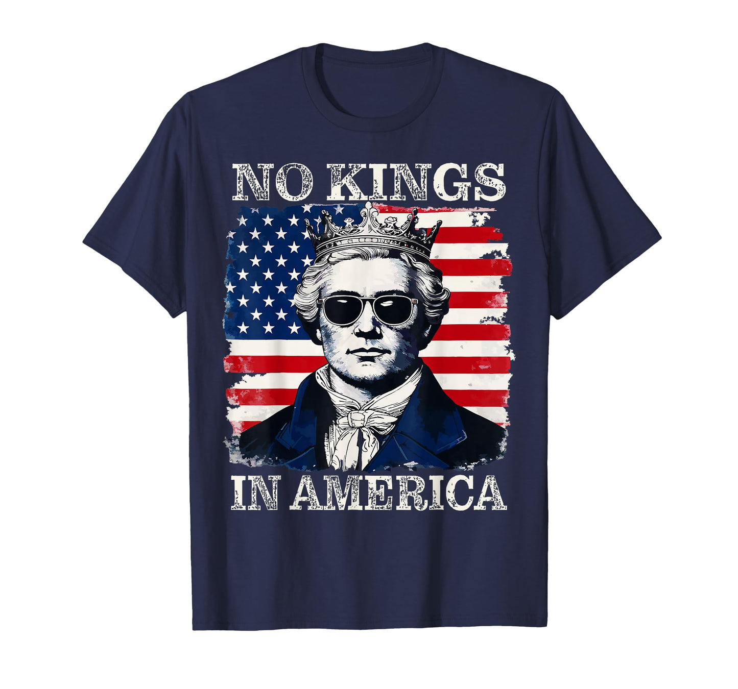 Political Free Kings Democracy No Kingdom T-Shirt