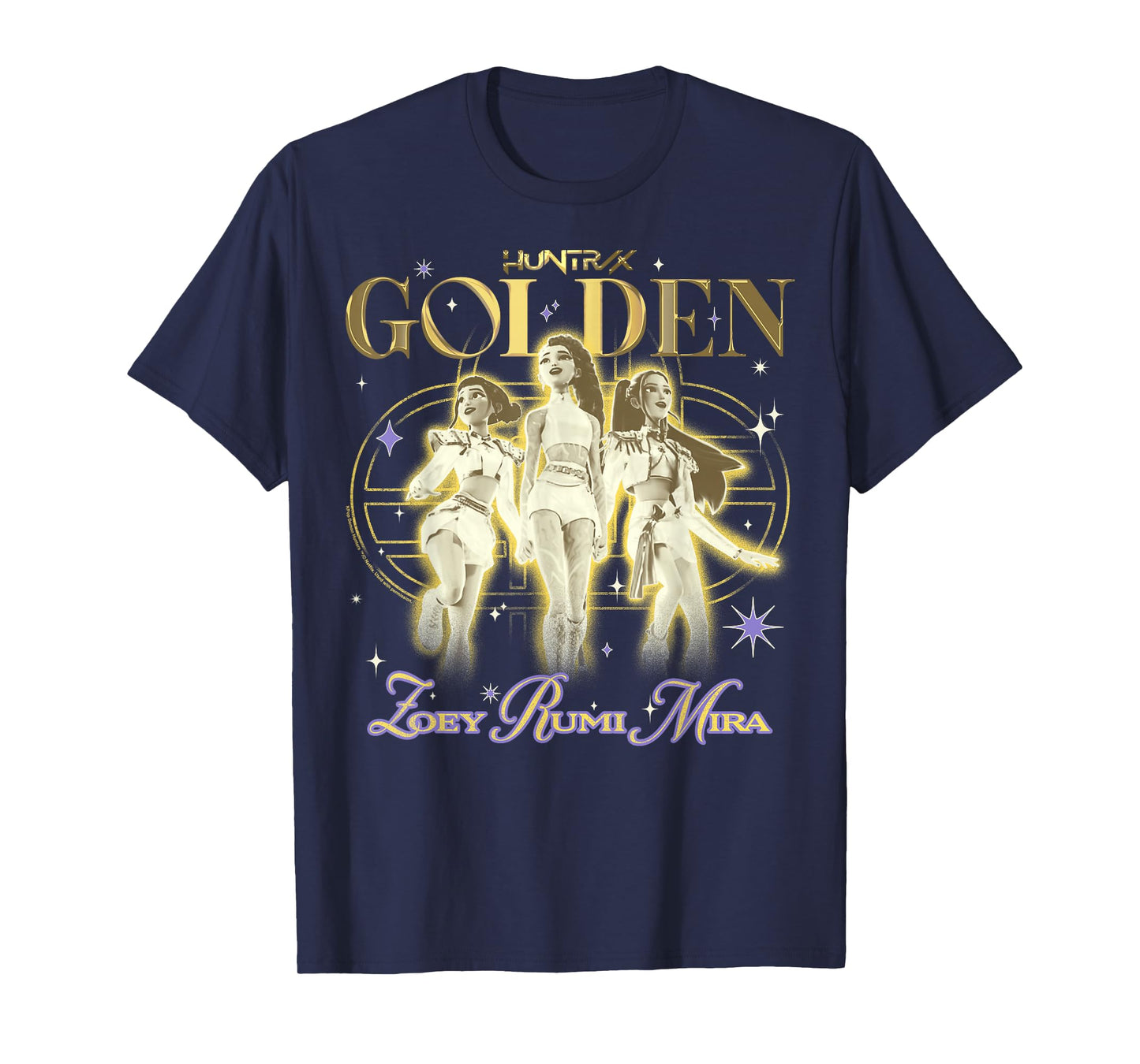 Kpop Demon Hunters Halloween Huntrix Golden Zoey Rumi Mira T-Shirt
