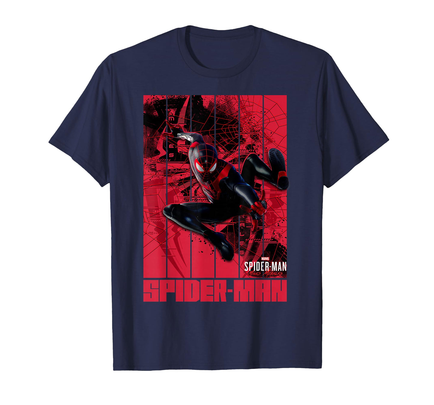Marvel Spider-Man: Miles Morales Panels T-Shirt