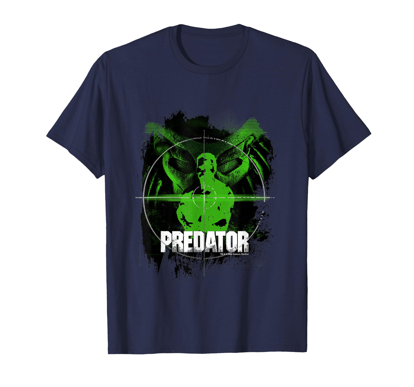 Predator Dutch Alien Hunter Pointer Silhouette Retro Poster T-Shirt