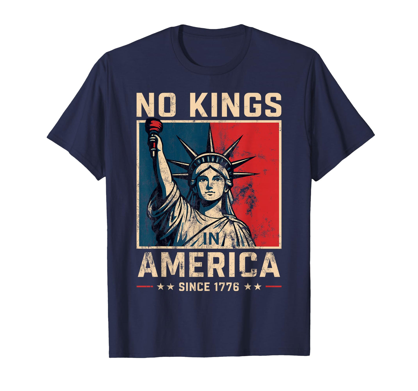 No Kings in America 1776 T-Shirt