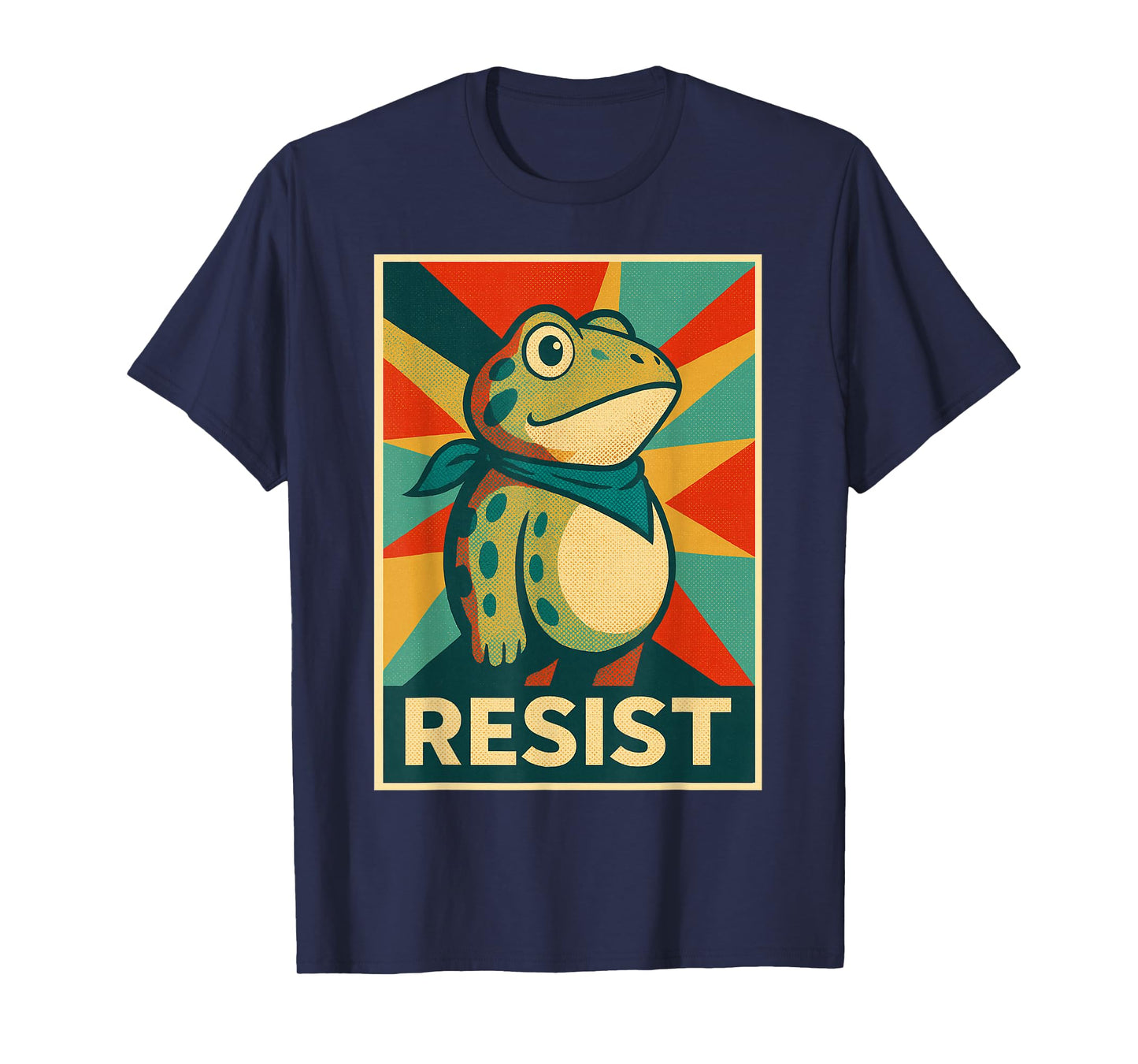 Portland Frog Protest No Kings Funny Retro Tee T-Shirt
