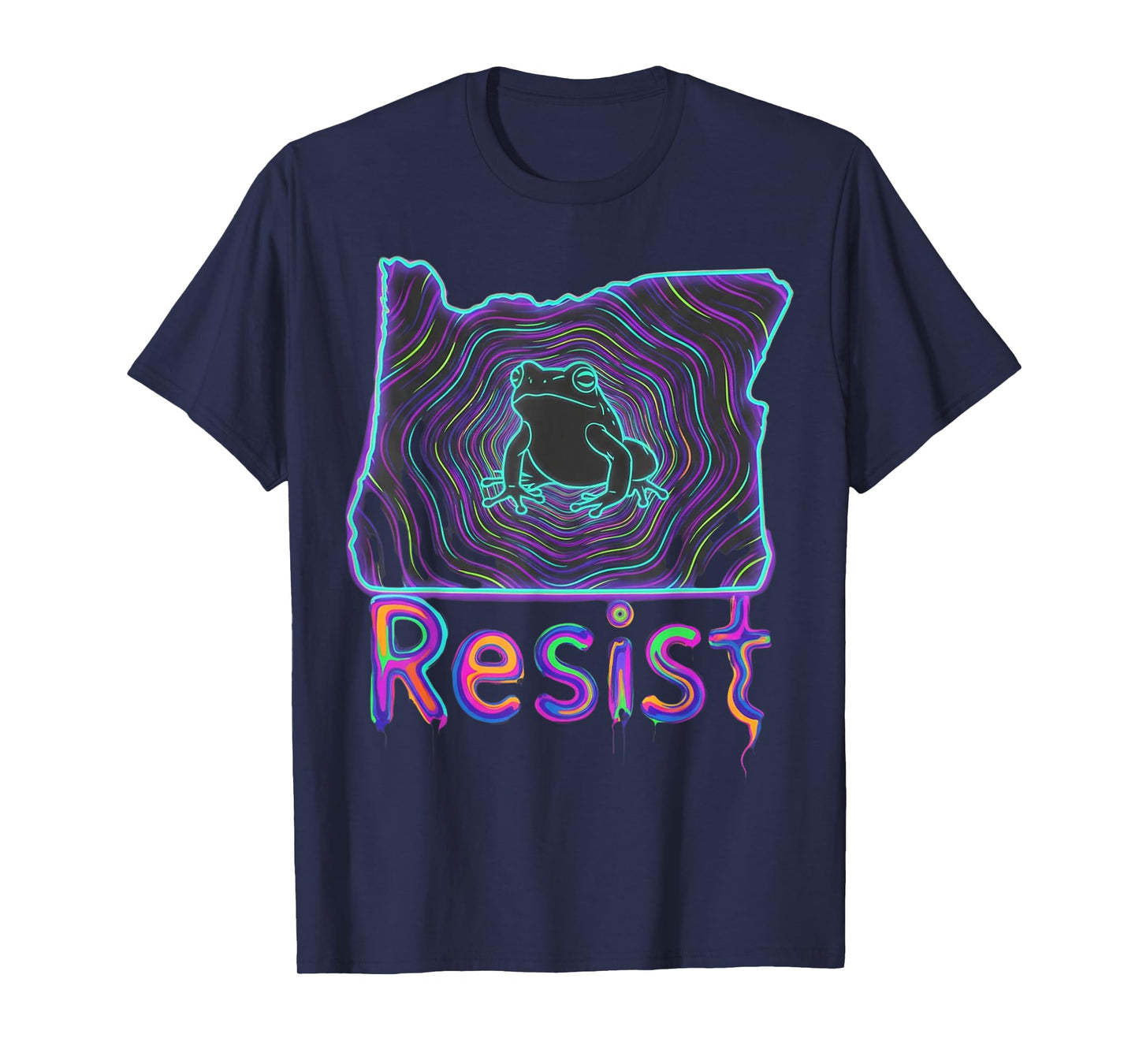 Portland Frog Protest Shirt Funny Portland Frog Protest T-Shirt