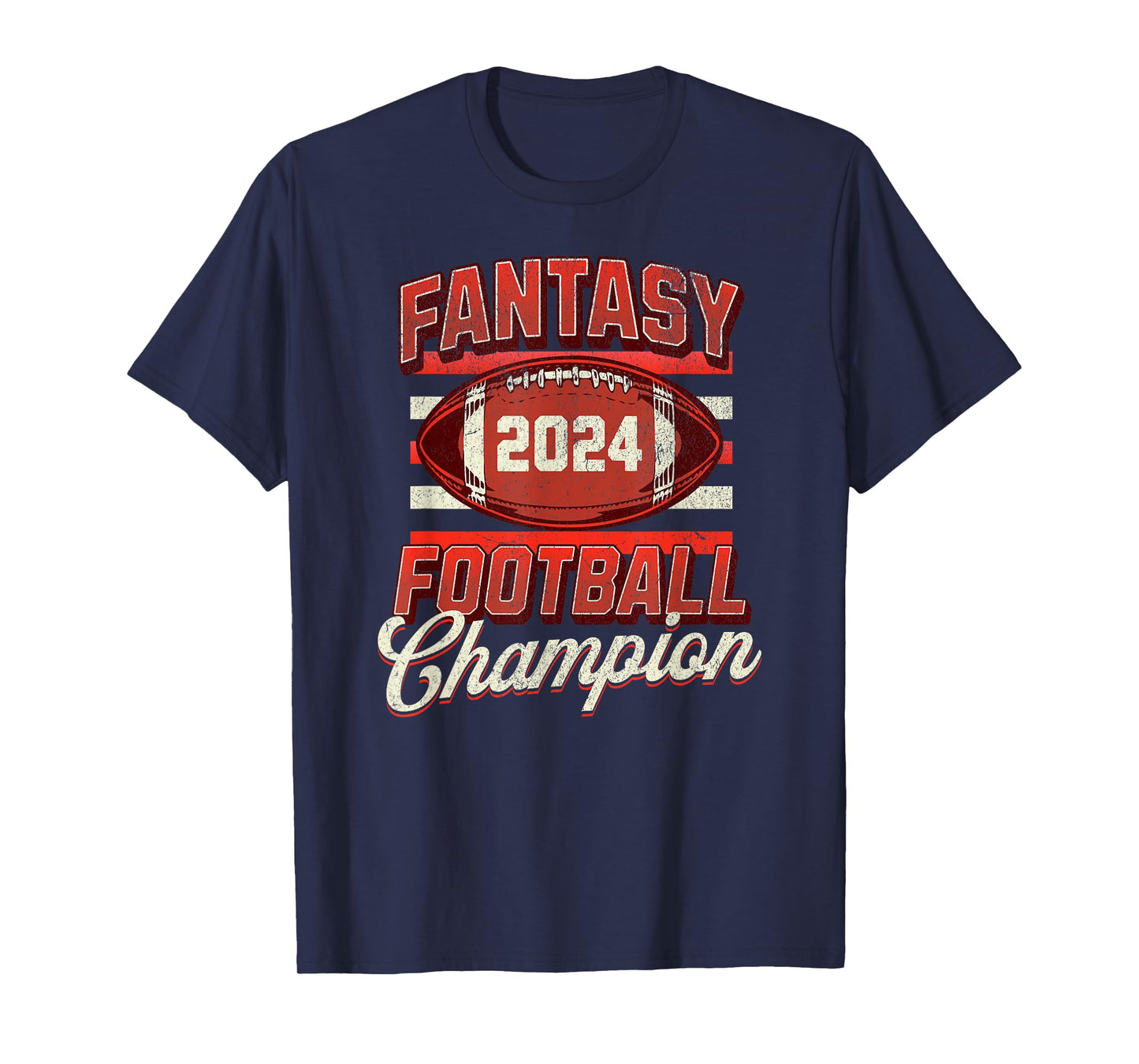 Fantasy League Champ 2024 Winner Fantasy Football Champion T-Shirt