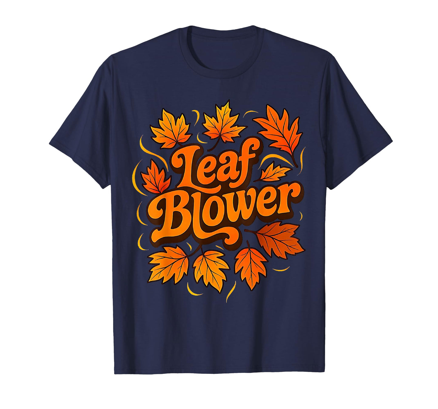 Funny Leaf Blower Fall Costume Couple Halloween Matching T-Shirt