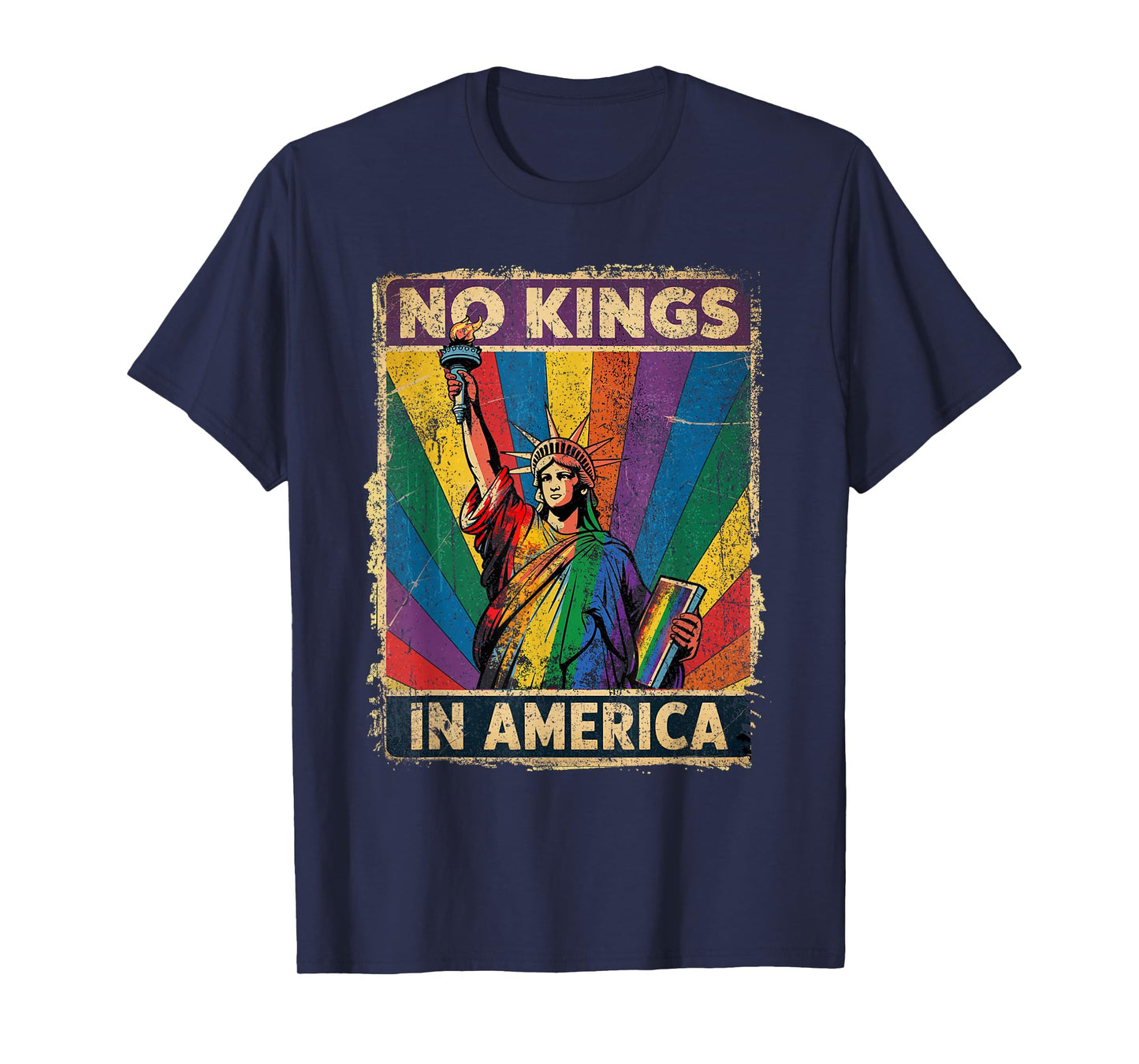 No Kings in America Funny LGBTQ T-Shirt