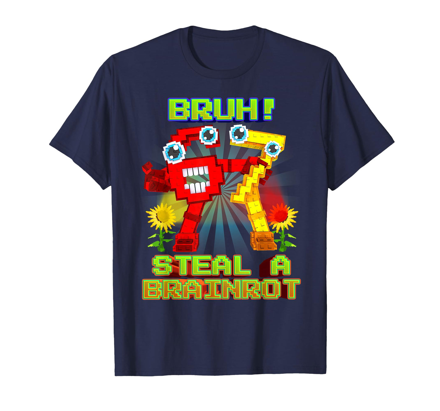 Bruh Secret 67 Six Seven 6-7 Brainrot for Boys Kids Teens T-Shirt