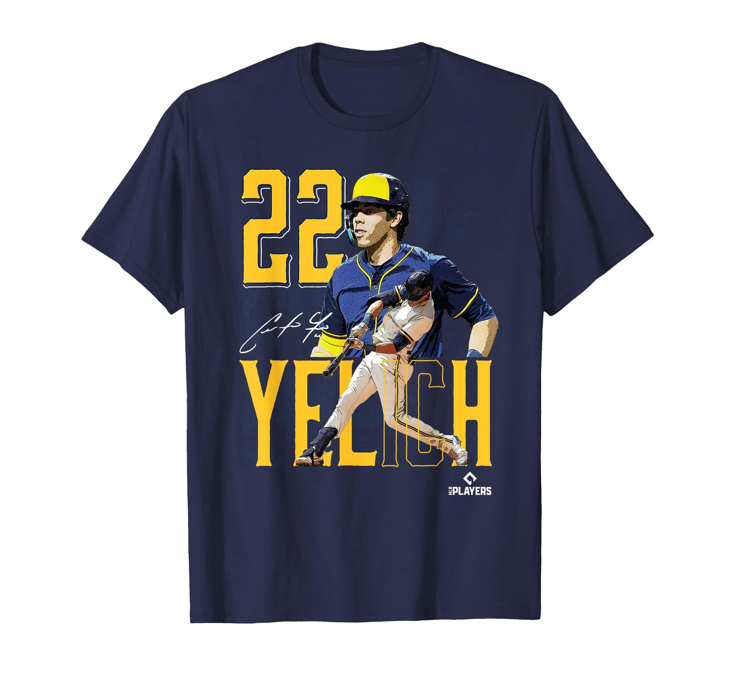 Christian Yelich | Milwaukee baseball | Players | MLBYCN3003 T-Shirt