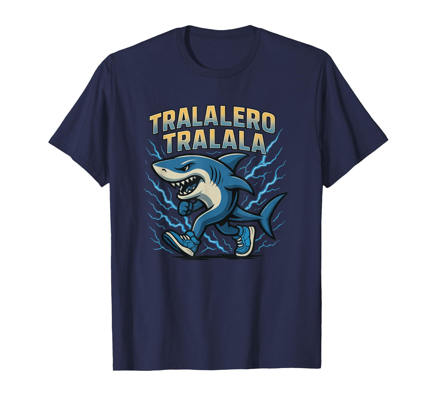 Italian Brainrot Tralalero Tralala, Funny Brain Rot Meme T-Shirt