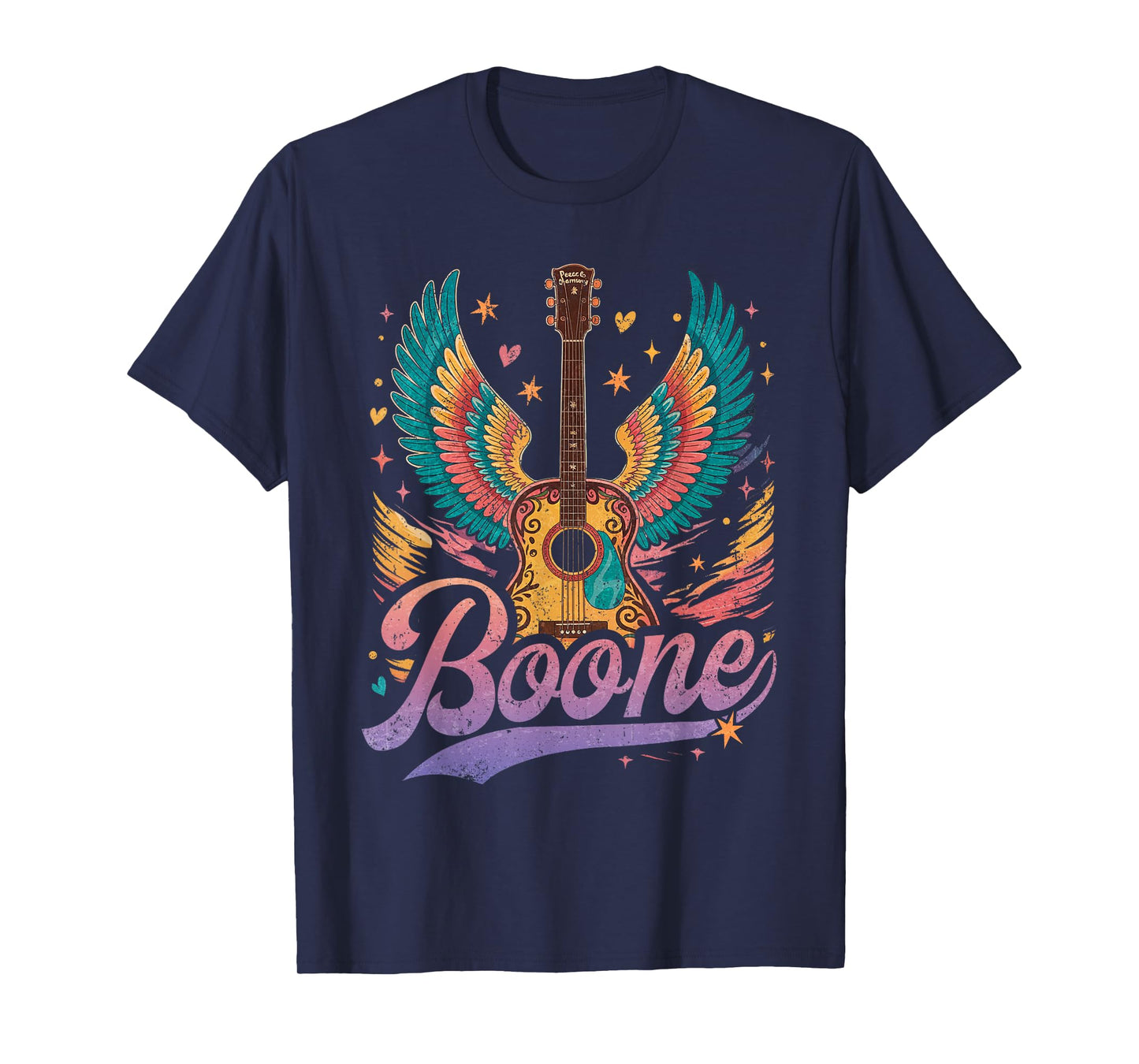 Boone Personalized Name Vintage Retro Girls Woman Man T-Shirt