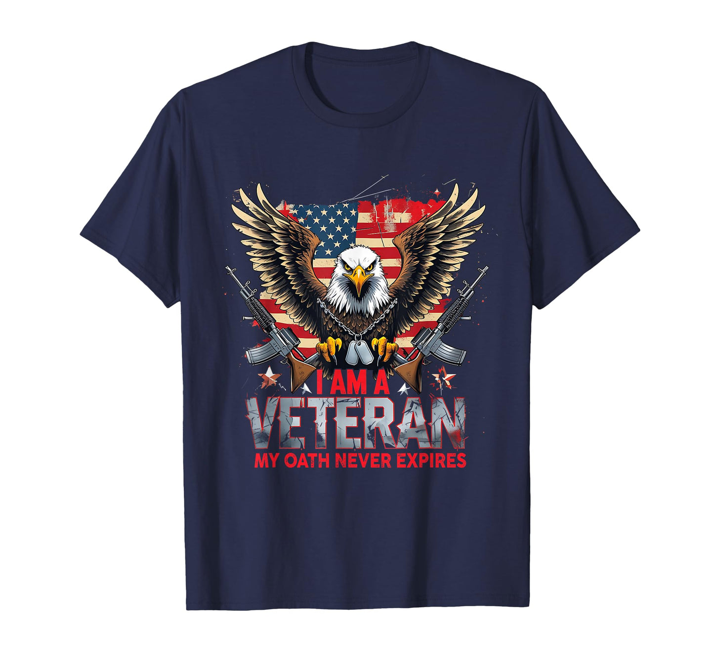 I Am A Veteran My Oath Never Expires Eagle Tee T-Shirt
