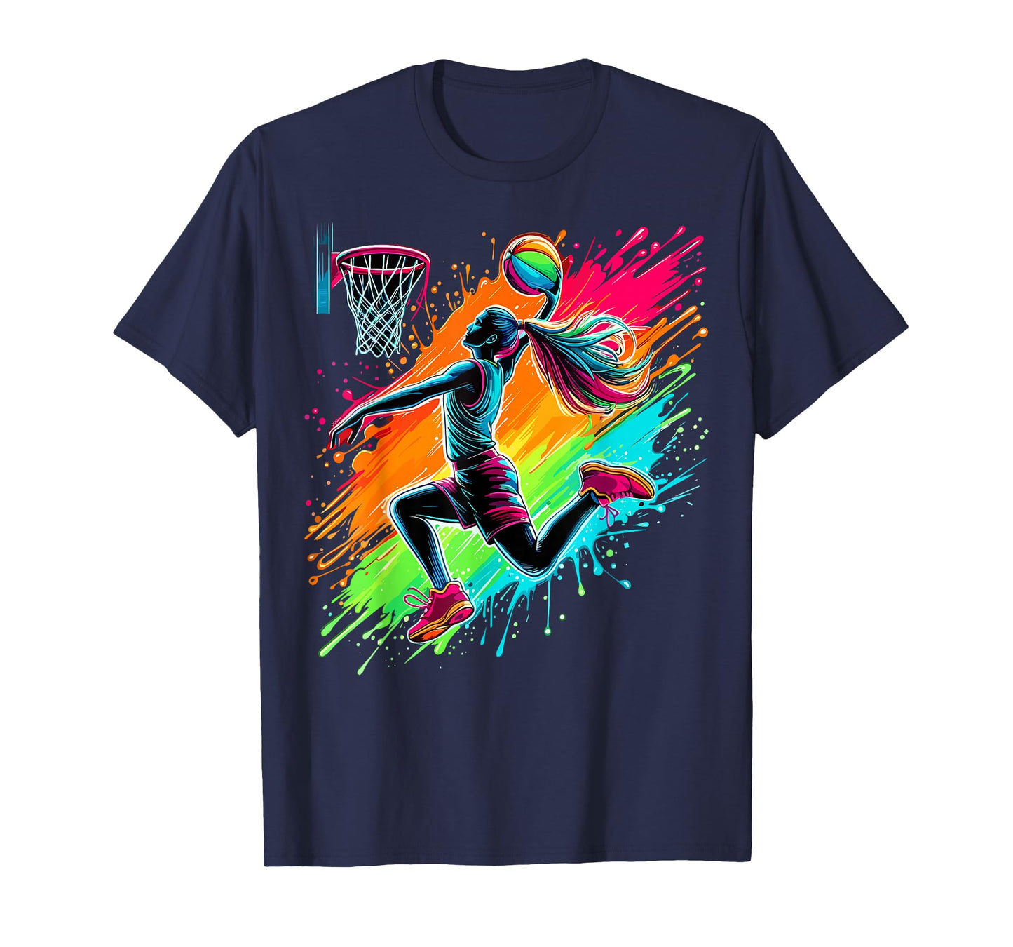 Basketball Player Girl Basketballer T-Shirt