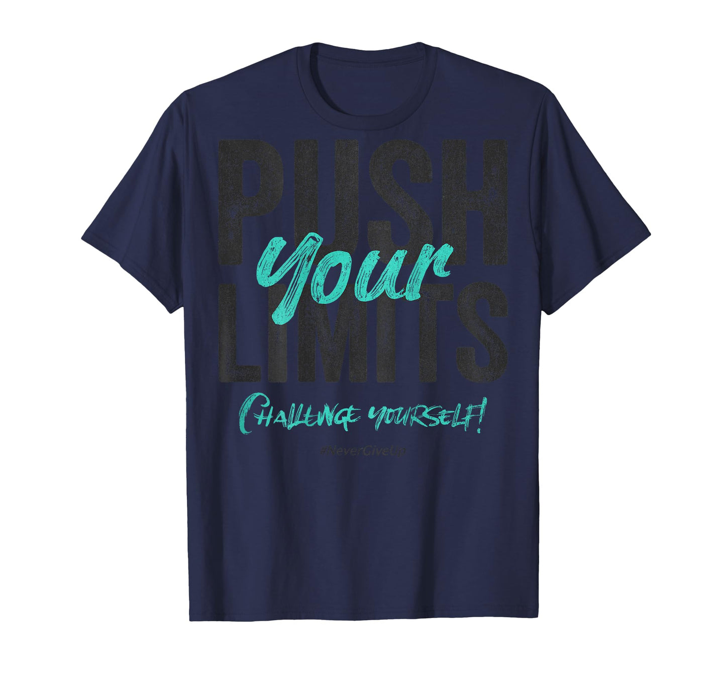 Fitness Quote Y2K Gym Training Back Print Yoga Sport Workout T-Shirt