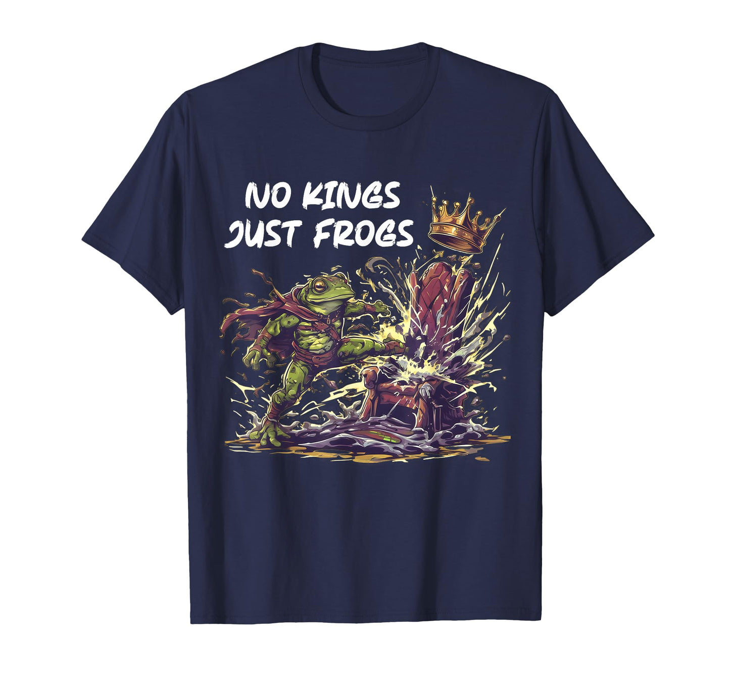 No Kings Just Frogs - Activist Protest Portland T-Shirt