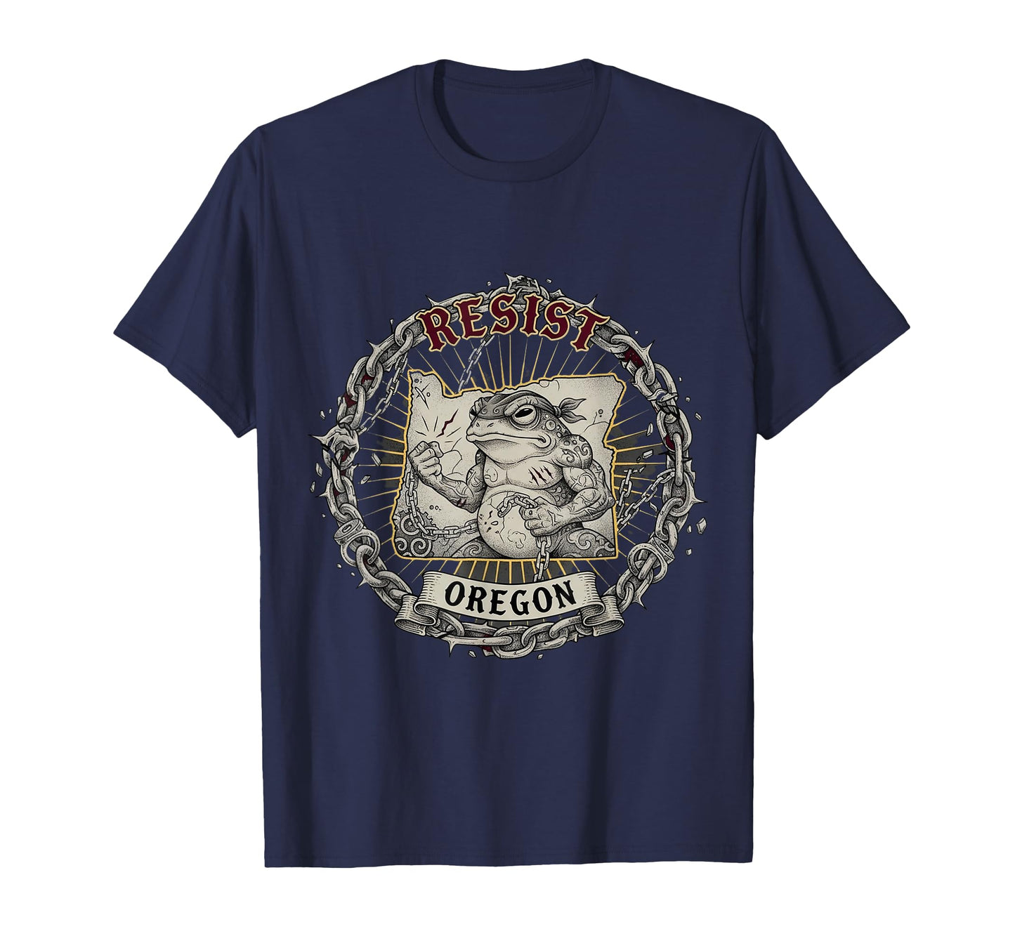 Resist Oregon Portland Frog Protest Shirt Portland Protest T-Shirt