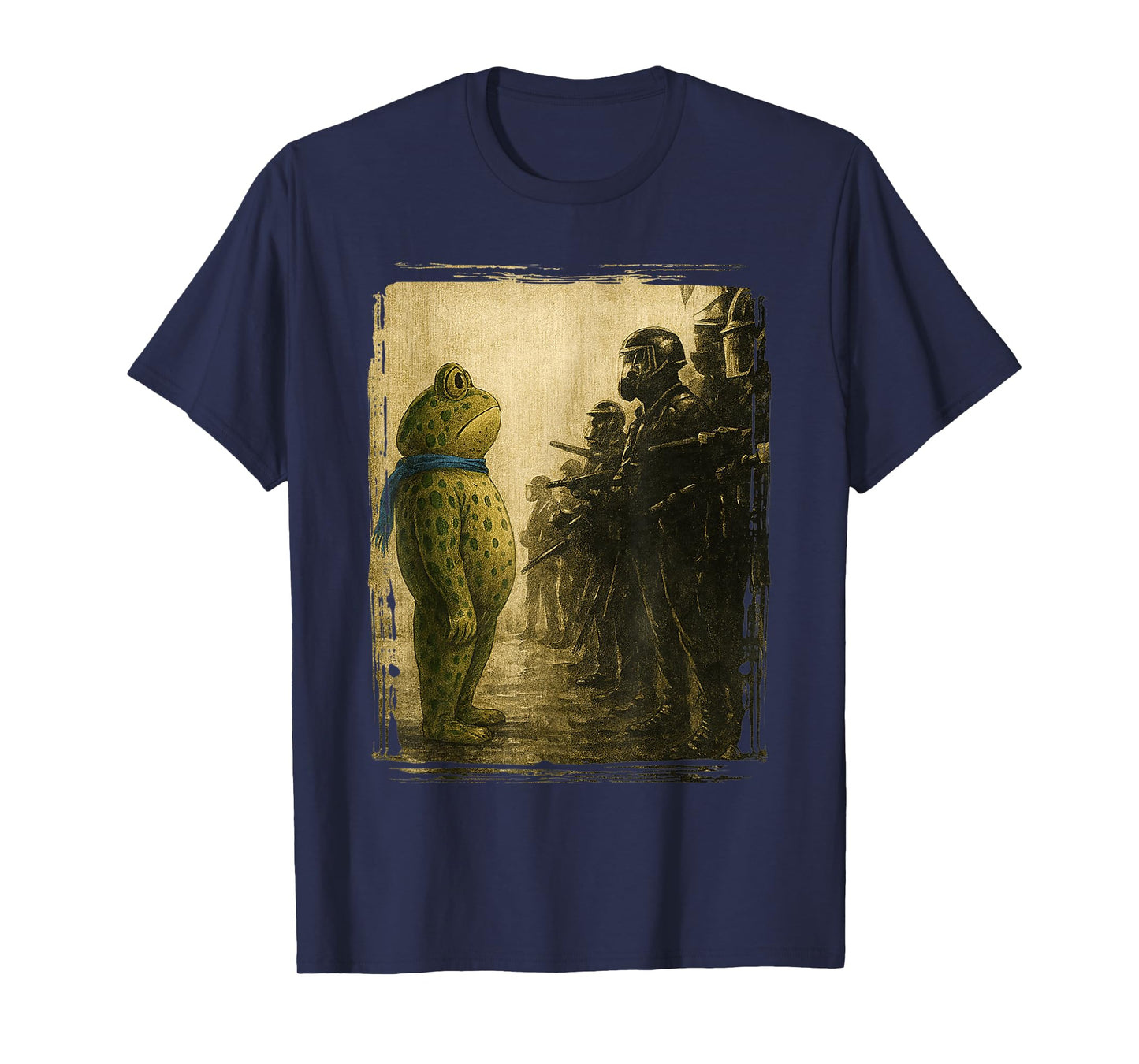 Retro Vintage Portland Frog Protest for Men Women T-Shirt