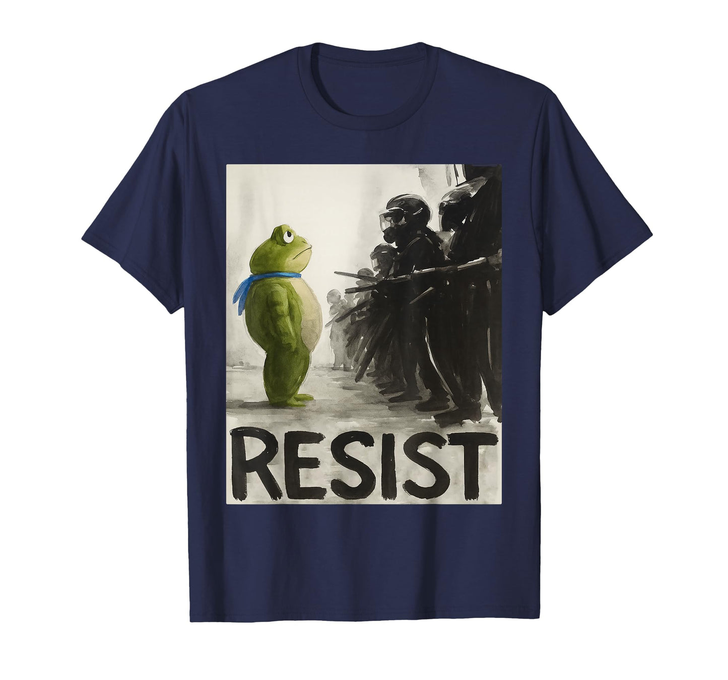 Portland Frog Protest Retro Vintage T-Shirt